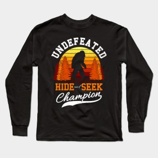 Undefeated Hide And Seek Champion Gift Long Sleeve T-Shirt